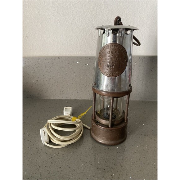 Vintage miners lamp ECCLES TYPE GR6S M&O  Safety Lamps Aproval No B2 233 READ - Picture 1 of 7